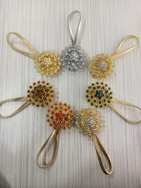 pince a rideau magnetique avec perle petit modele