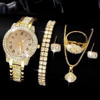 original-pour-femmes-montre-bracelet-doree-femme-bague-collier-boucles-doreilles-ensemble-de-bracelets-kouba-alger-algerie