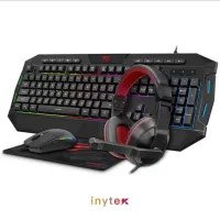 COMBO 4 IN 1 HAVIT KB4236CM RGB CLAVIER SOURIS CASQUE TAPIS