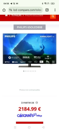 PHILIPS OLED 65OLED808