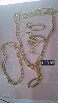 طقم-مجوهرات-ذهب-18k-محلي-القبة-الجزائر