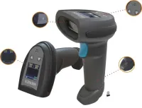 LECTEUR CODE A BARRE HENEX HC-5208R USB+ SANS FIL AVEC AFFICHEUR
