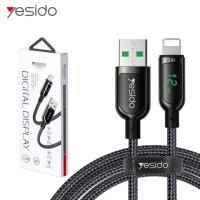 شواحن-وكابلات-cable-yesido-lightning-avec-afficheur-ca84-باب-الزوار-الجزائر