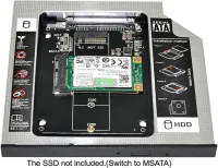 RACK DISQUE LAPTOP CADDY SECOND HDD M2 / NVME 9.5MM