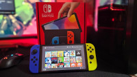 consoles-nintendo-switch-oled-256go-modded-puce-flashee-used-etat-1010-belouizdad-alger-algerie