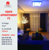 appartement-vente-f3-alger-el-achour-algerie