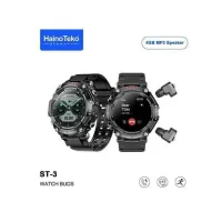 ساعة سمارت ووتش أنيقة وعملية مع سماعات أذن مدمجة أصلية من هاينوتيكو HAINOTEKO Montre Connectée