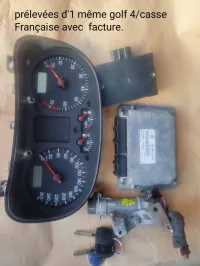 Calculateur moteu, Neiman avec clefs, Compteur,Getaway Golf 4