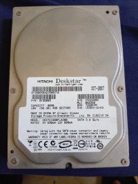 Deux hdd un de 80 go et l'autre de 320go