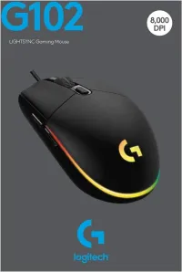 Souris Gaming Logitech G102 RVB LIGHTSYNC Optical 8000DPI