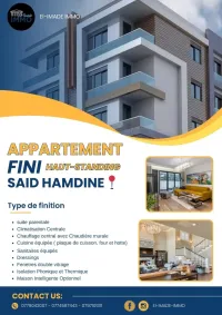 Vente Appartement F4 Alger Said hamdine
