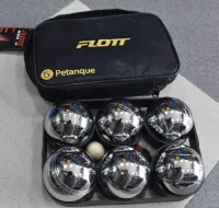 Les boulles 6pcs Flott لعبة الكرة الحديدية 