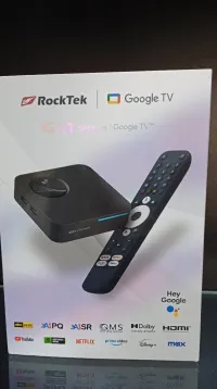 TV BOX Rocktek GX1 Google TV Certifié 4K 4/32GB