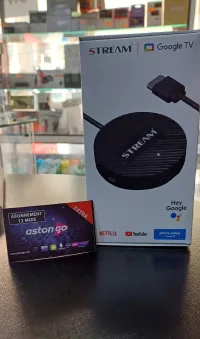 TV BOX stream Dongle Google TV G4K Rj45 2RAM/32G +  IPTV 2 ANS 