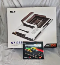 Cart mer NZXT B650e opened box