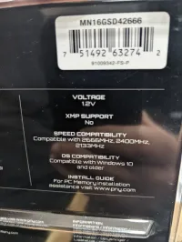 PNY Performance 16GB DDR4 DRAM (PC4-21300) CL19 ► 2666MHz ► 2400MHz ► 2133MHz 1.2V Laptop SODIMM