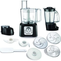 MOULINEX ROBOT DOUBLE FORCE COMPACT NOIR Robot multifonction + 9 accessoires FP546811