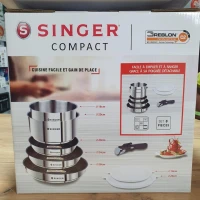 Batterie de cuisine Singer Compact 8 pièces tout feux dont induction inox Original