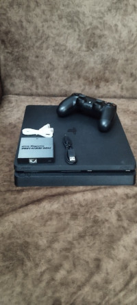 consoles-ps4-slim-500g-flashe-1100-dongle-manette-original-fc-25-gta-5-pes-2021-ben-aknoun-alger-algerie