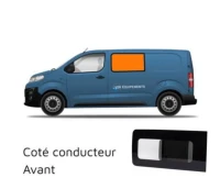 vitrage automobile vitre latérale fiat scudo fiat doblo #volkswage caddy vitre fumé original 