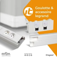 Goulotte et accessoires legrand 