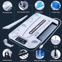 Station playstation 5 avec system de refroidissement et USB