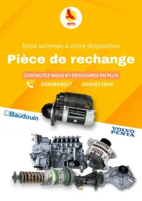Tous types de pièces de rechange fournies avec les groupes électrogènes sont disponibles