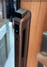 Serrure intelligente avec camera HD et recounaissance faciale, Sécurité avancée pour porte d'entrée 
