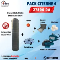 Pack citerne 800L  pompe normal