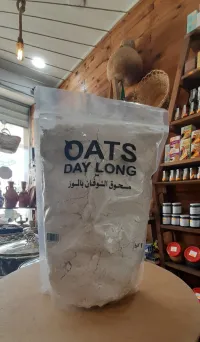 مسحوق الشوفان بالموز أو الخروب