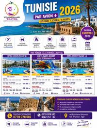 رحلة-سياحية-voyage-organise-d-ete-par-avion-a-la-tunisie-2026-سيدي-امحمد-الجزائر