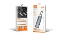 HUB Adaptateur Type-C 6in-1 SIYOTEAM TYPE-C+ RJ45 + TYPE-C +USB3.0*3 + HDMI