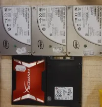 Lot 4 Disque ssd Intel et hyperx