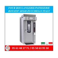 FOUR BOULANGERIE/PATISSERIE ROTATIF 60X40 ZUCCHELLI ITALY
