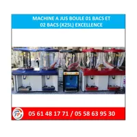 MACHINE A JUS BOULE 01 BACS ET  02 BACS (X25L) EXCELLENCE 