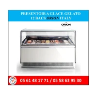 PRESENTOIR A GLACE GELATO 12 BACS ORION ITALY
