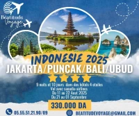  Indonésie:       JAKARTA / PUNCAK / BALI / UBUD