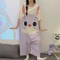 لباس-النوم-بيجامة-tenue-interieur-ete-douce-style-cartoon-confortable-et-portable-a-exterieur-سطاوالي-الجزائر