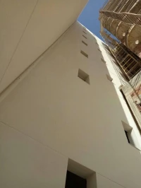 Revêtement du facade en monocouche 