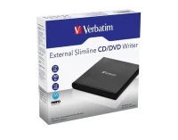 Verbatim Graveur CD DVD externe Slimline USB3.0 pour Windows 8/10/11 Mac OS X 10.6 ou supérieur