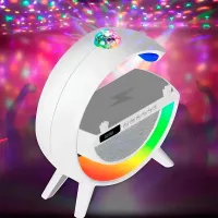 3EN1 BAFFLE+LAMPE INTELLIGENTE RGB AVEC CHARGEMENT SANS FIL G-2388