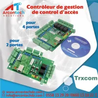 Controleur (carte) de gestion de control d acces reseau pour 2 , 4 porte TCP / IP