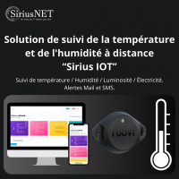 Solution de suivi de la température et de l'humidité à distance
