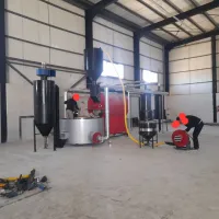 Lingt de torrefacteur de cafe 480 kg/h خط تحميص القهوة 
