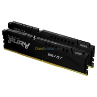 RAM KINGSTON 16GO 2X8GO 5200MHZ FURY BEAST DDR5