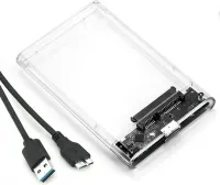 RACK SSD,HDD 2.5" USB 3.0 TRANSPARENT