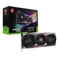 CARTE GRAPHIQUE MSI RTX 4070 GAMING X TRIO 12GO
