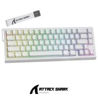 لوحة-المفاتيح-الفأرة-attack-shark-x68-he-clavier-mecanique-white-الجزائر-وسط