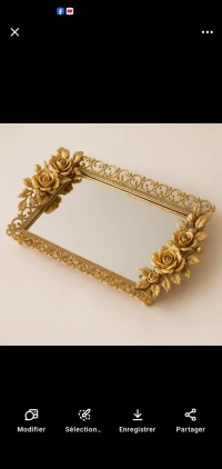 Plateau miroir 