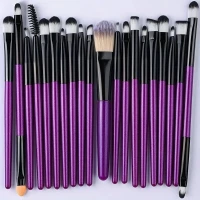 pinceaux de maquillage (20 pièces) طقم 20 فرشاة ماكياج ناعمة